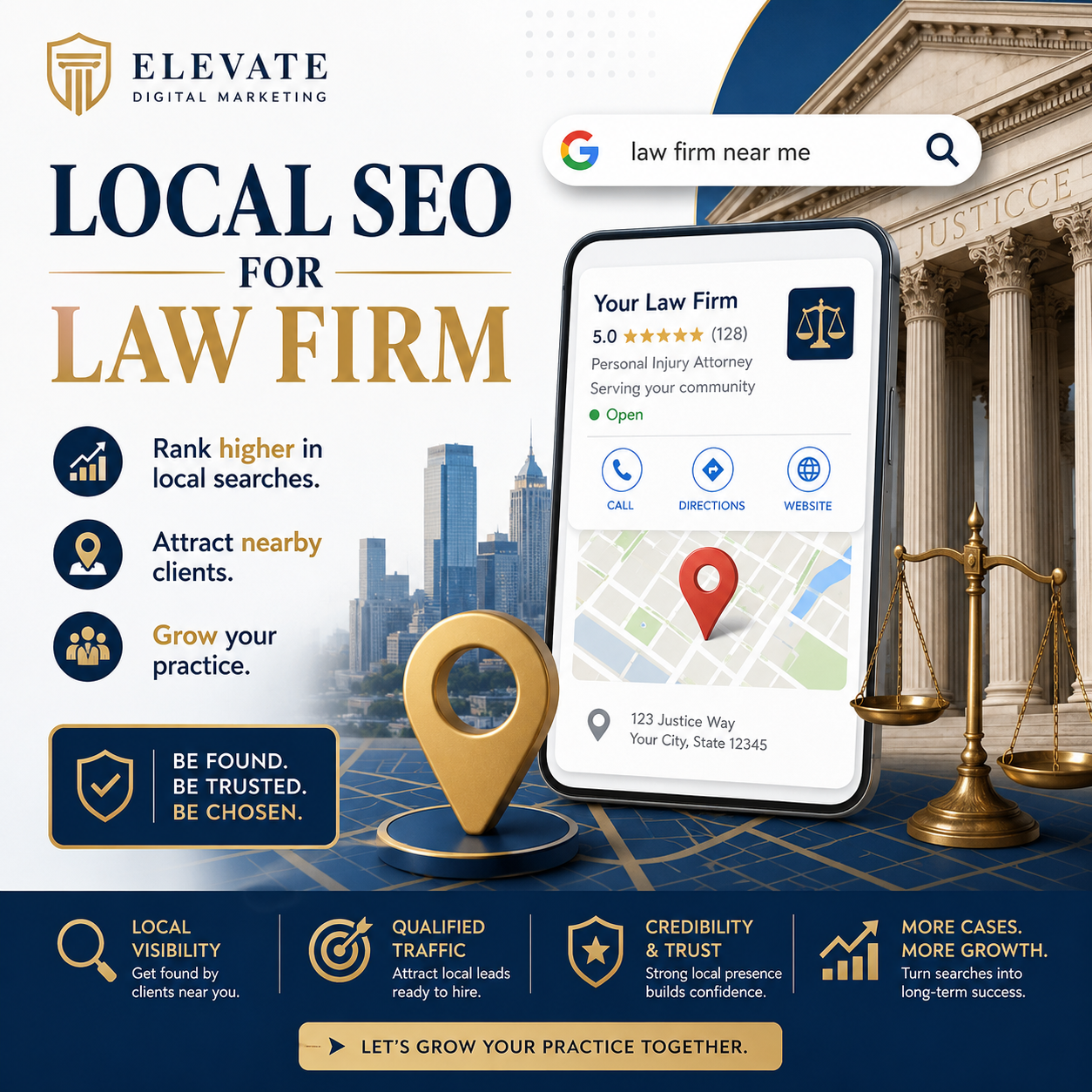 Law firm marketing strategy comparison - SEO versus paid advertising for attorneys